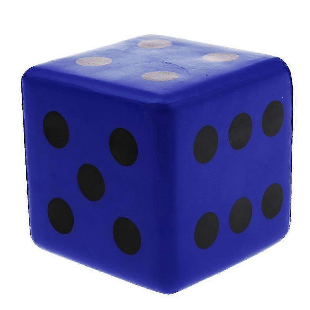 25-26 sponge, dice, foam, dot, dice, play, dice, for, math, teaching, vent, toy, blue