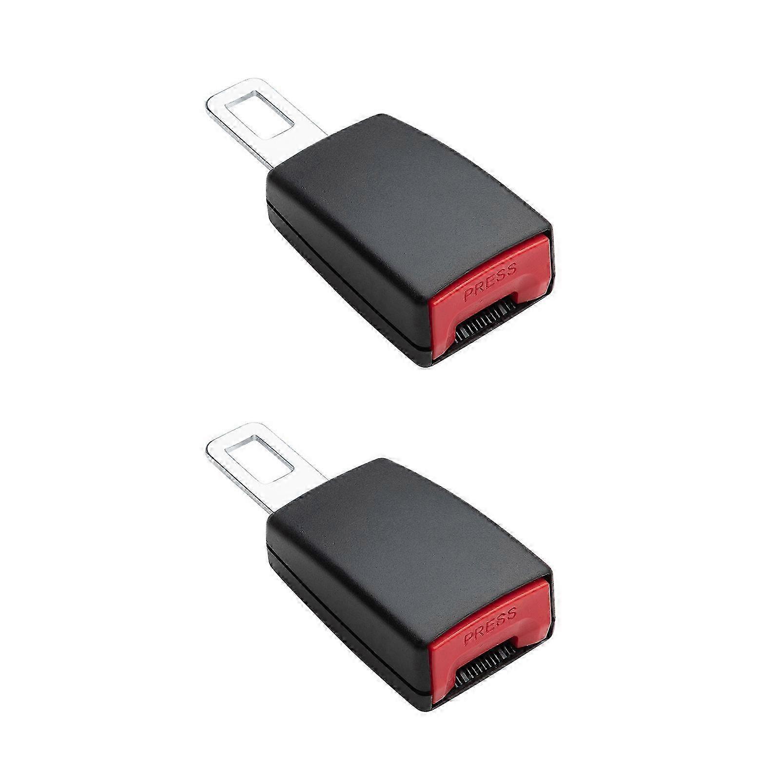 26-27 Second Generation Thickened Black Safety Belt Extender Clip (2 Pack)