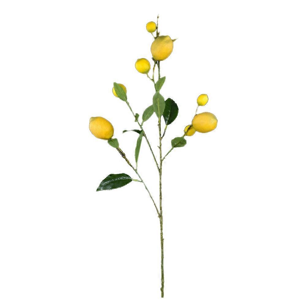 Artificial Lemon Branches Fake Tree Branches for Garden Decorating 3Pcs