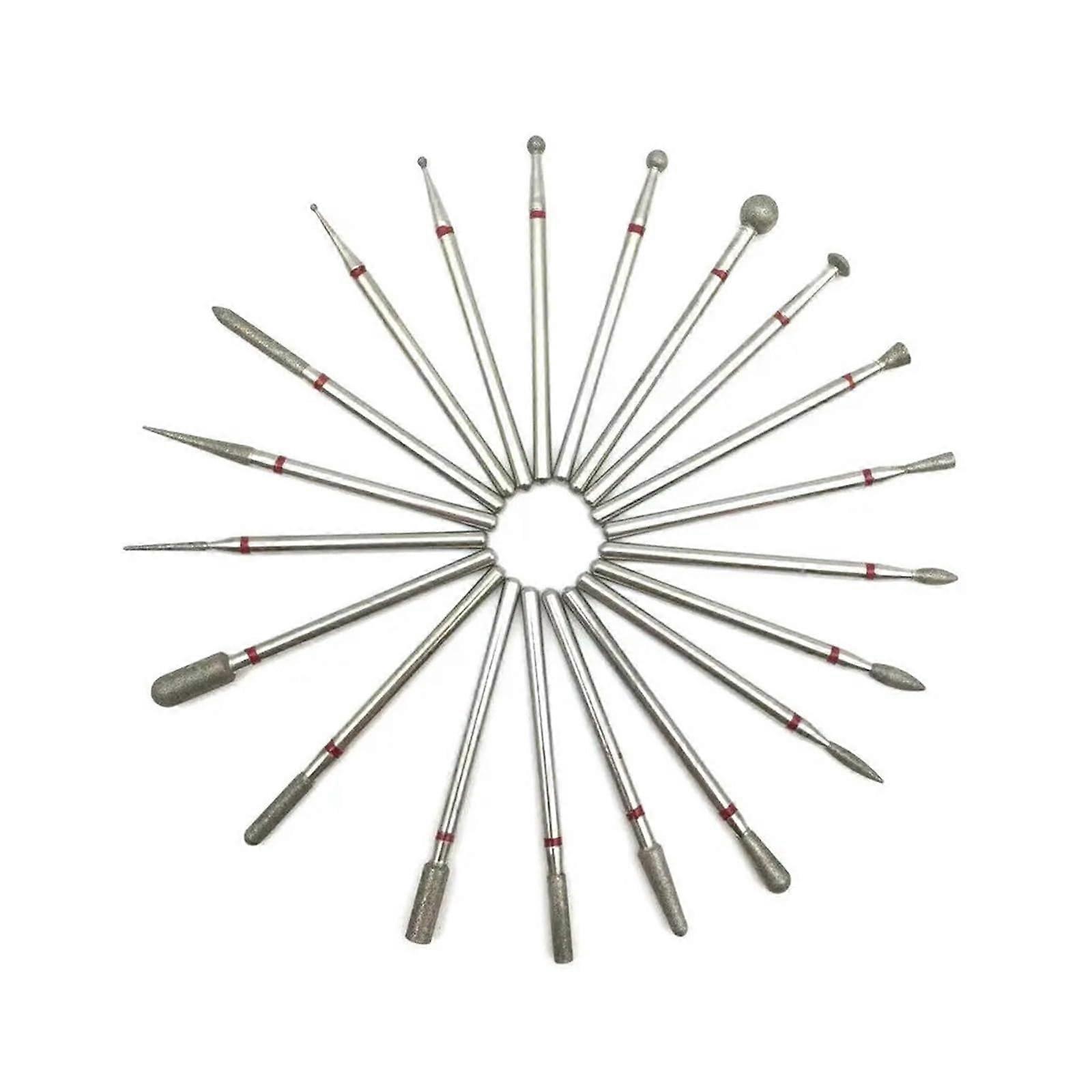 Nail Drill Bits Set 5pcs Carbide for Dead Skin Removal and Precise Manicure Shaping