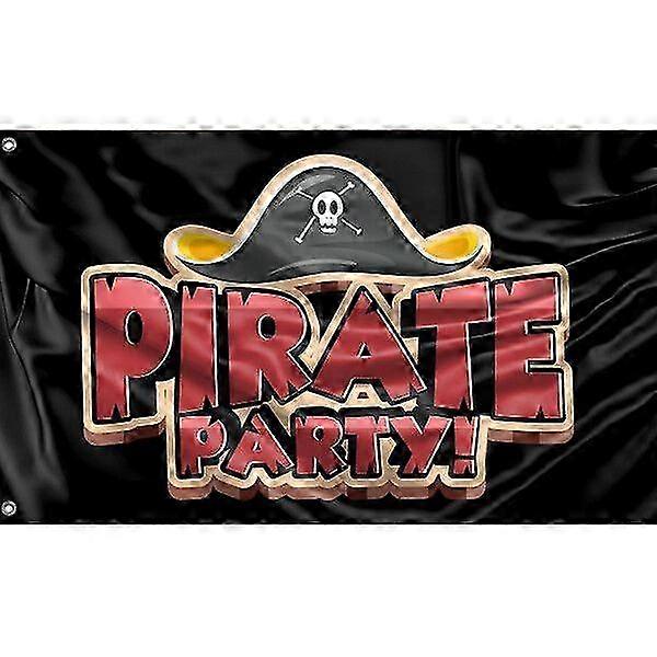 Pirate Party Flag Pattern 197