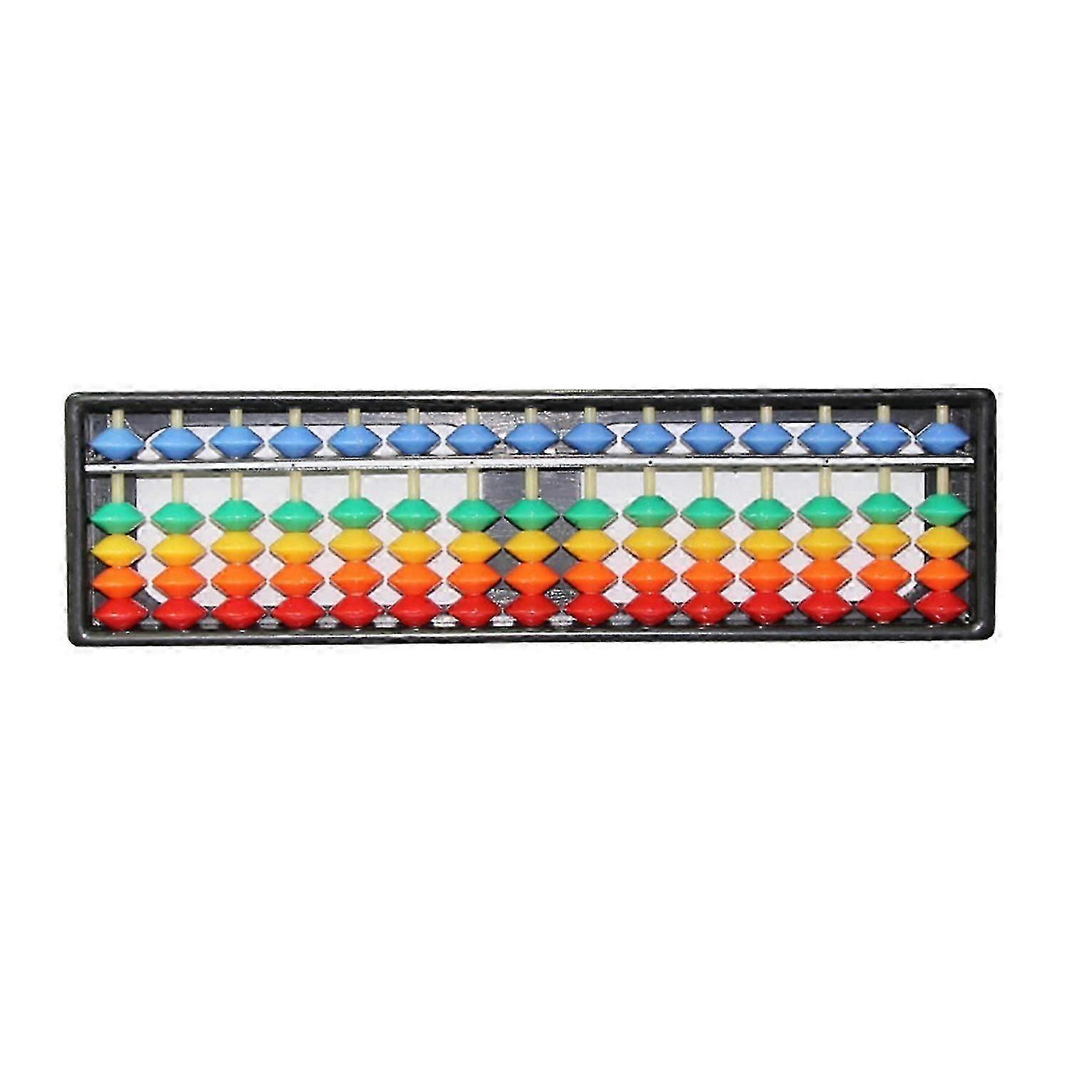 Colorful 15-Row Abacus for Kids - Durable, Beginner-Friendly Math Learning Tool