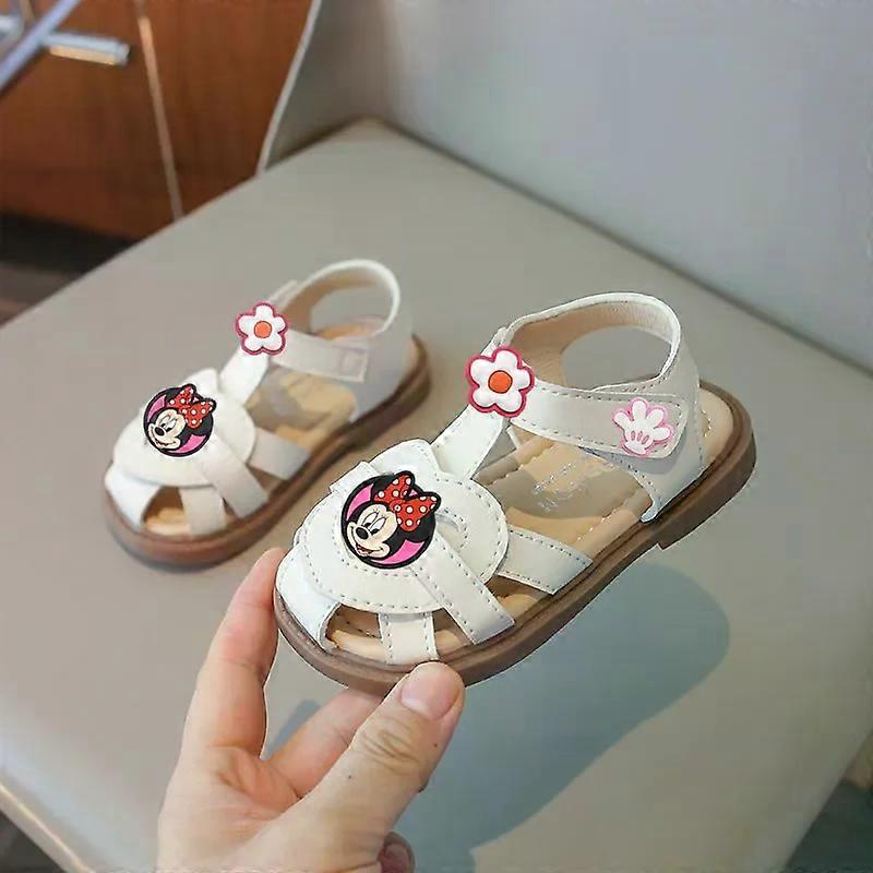 Disney princess Beach Shoes Children's Soft Sole slippers Mickey Mouse Girls Sandals Summer New Cute Baby toddler Shoes