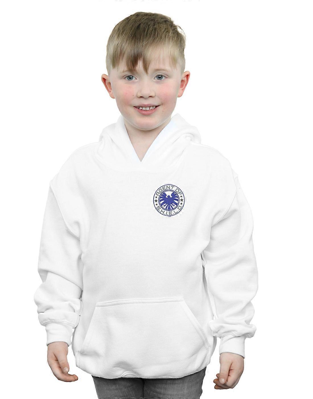 Marvel gutter agenter skjerme brystet skrive Hettegenser