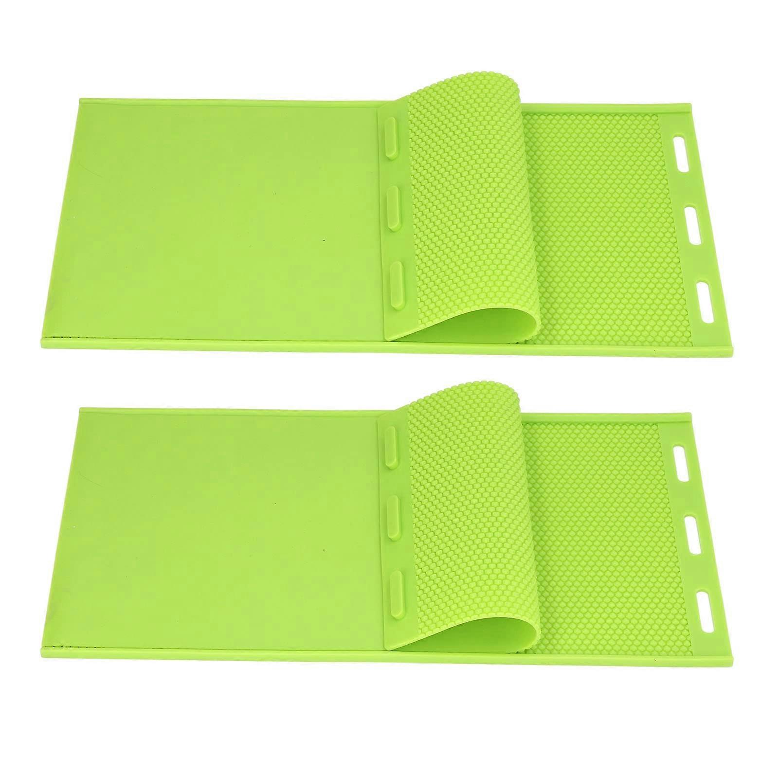 Beeswax Foundation Sheets 2Pcs Silicone Mold for Precise Pattern Transfer Beekeeping Hive DIY