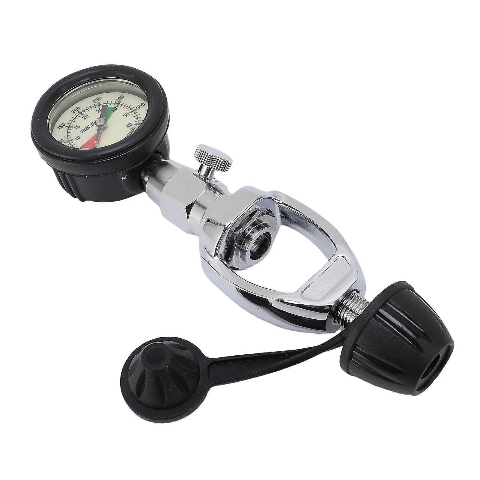 Scuba Tank Pressure Gauge with Luminous EasyRead Dial for Accurate Diving Pressure Checking