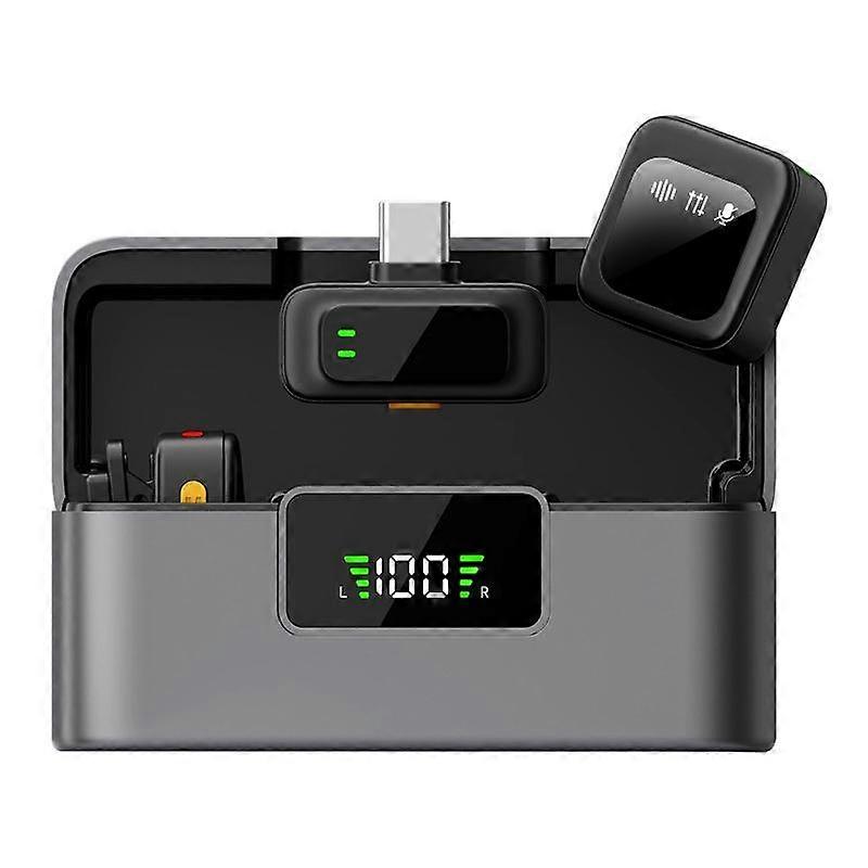 Q18 2 in 1 Lavalier Wireless Microphone Type-C Plug