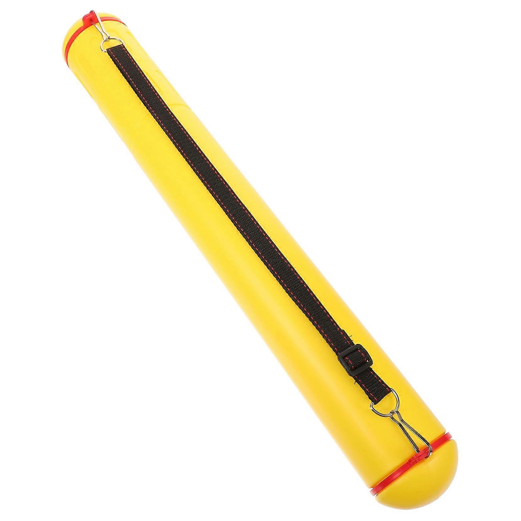 Adjustable Telescopic PVC Poster Tube with Shoulder Strap for Artwork, Blueprints and Documents
