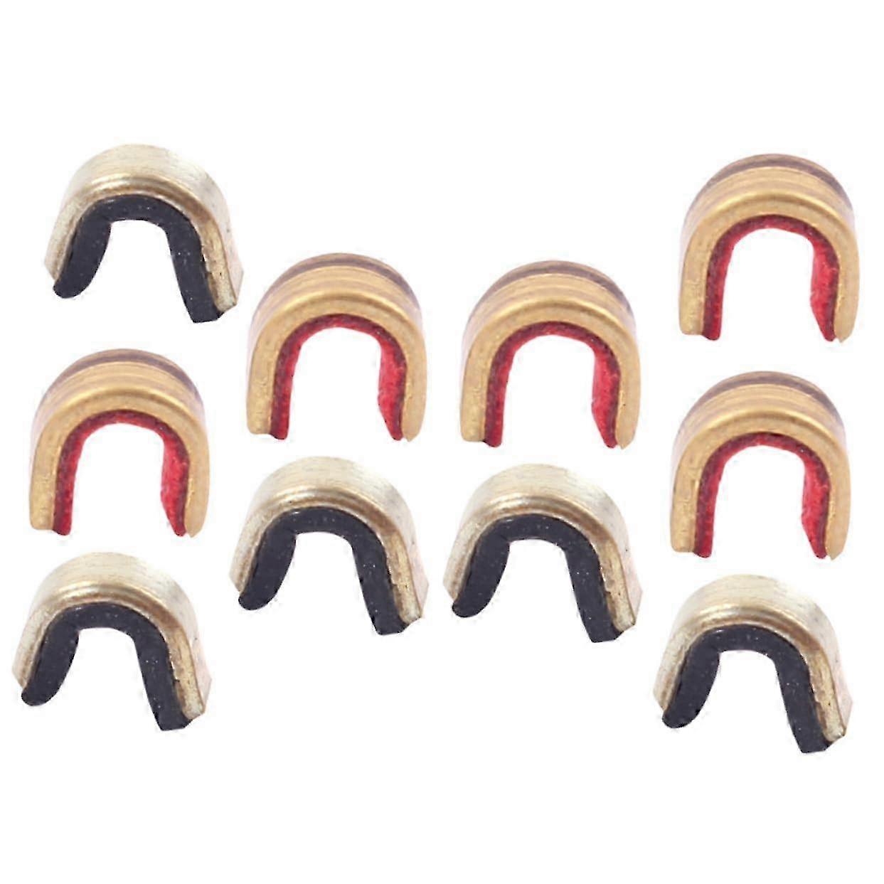 10pcs Adjustable Archery Nocking Points Copper Alloy Bow String Buckles for Compound and Recurve Bows
