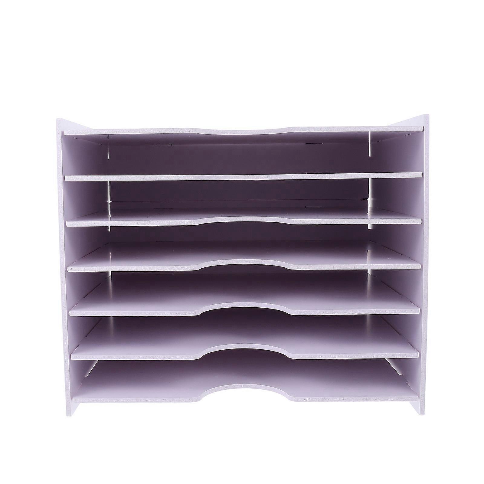 Files Box Multi-Layer Files Storage Box for Document Storage 1Pcs White