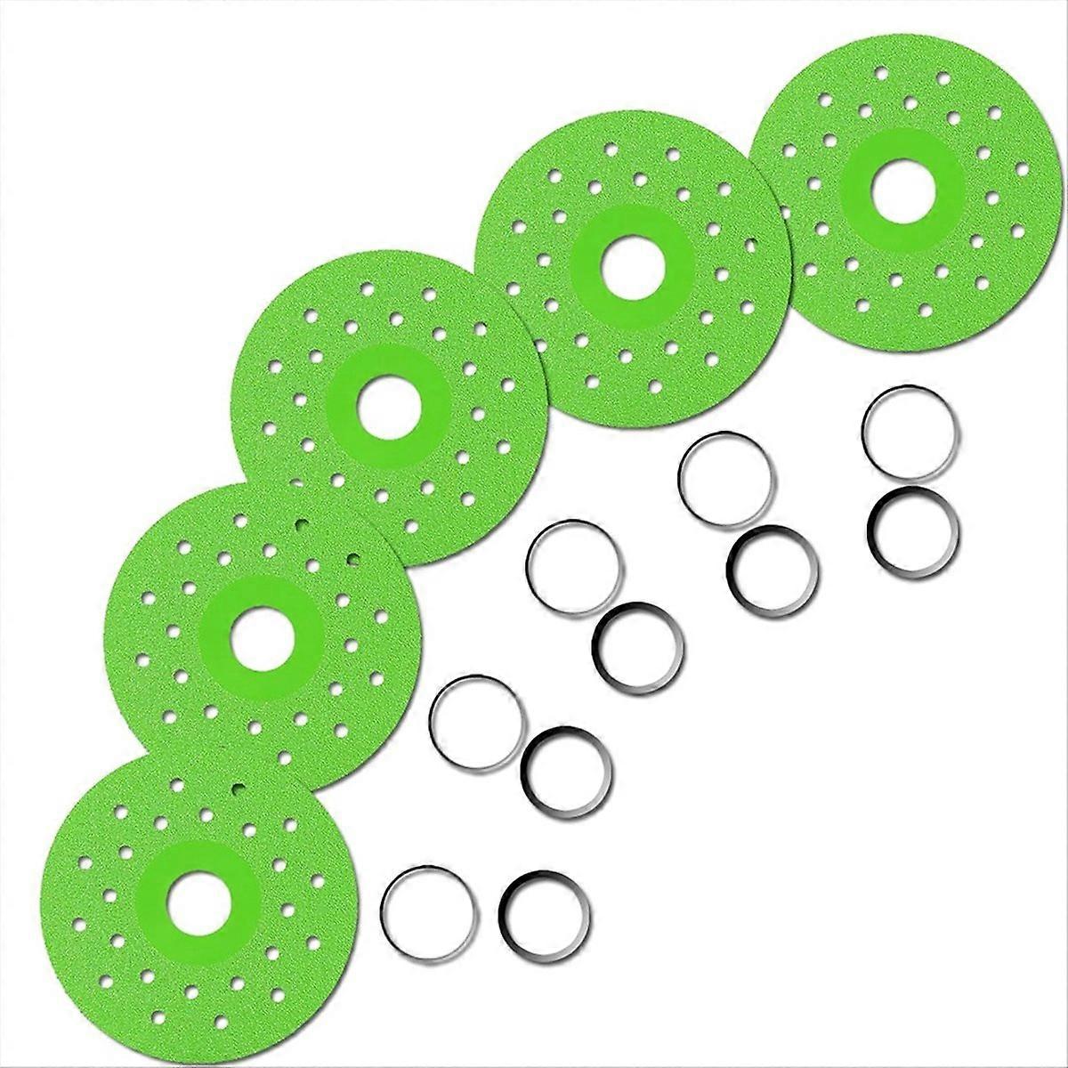 5Pcs 4.5 Inch Premium Diamond Cutting Disc for Angle Grinder