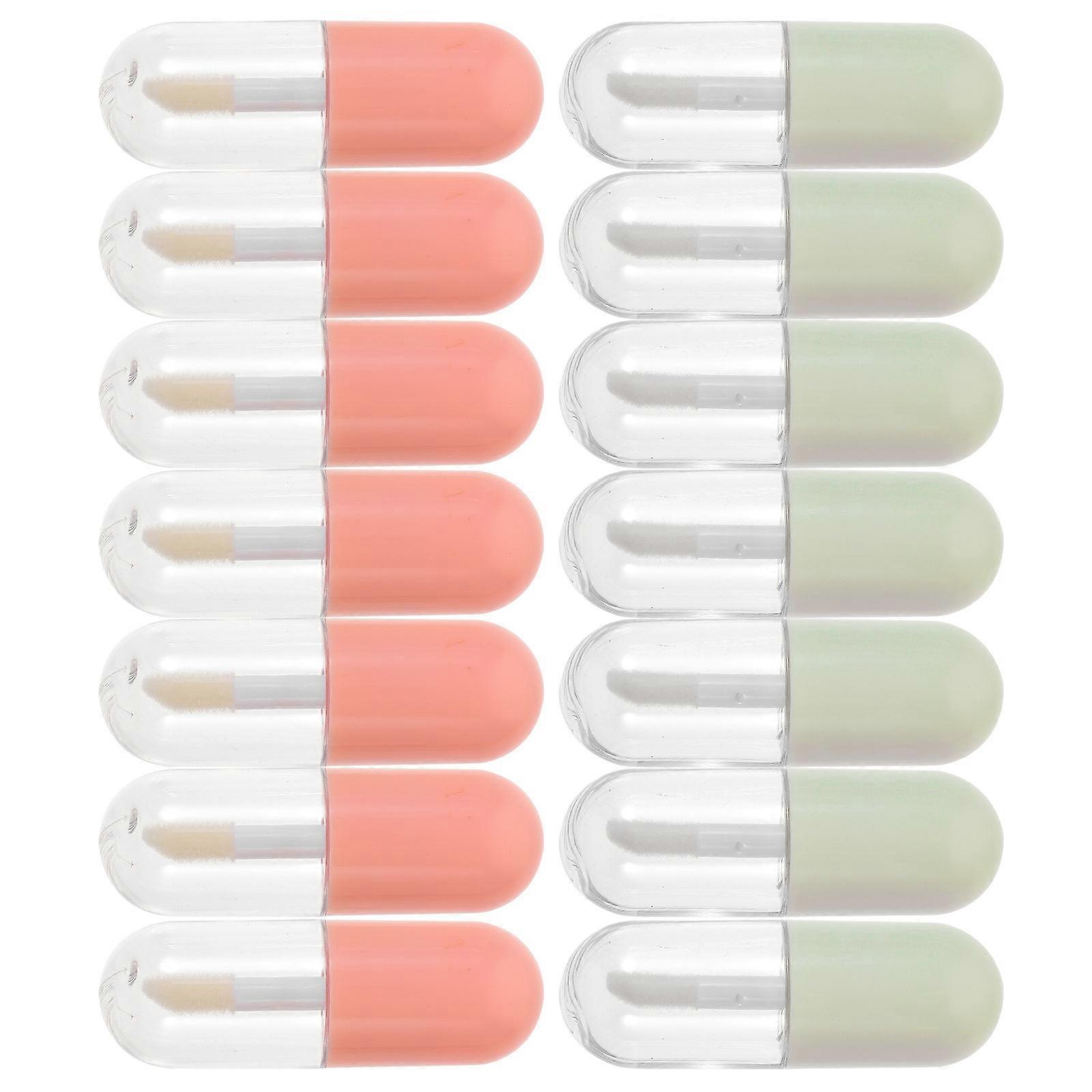 Empty Lip Gloss Tubes Plastic Containers for Lip Balm 20Pcs Assorted Color