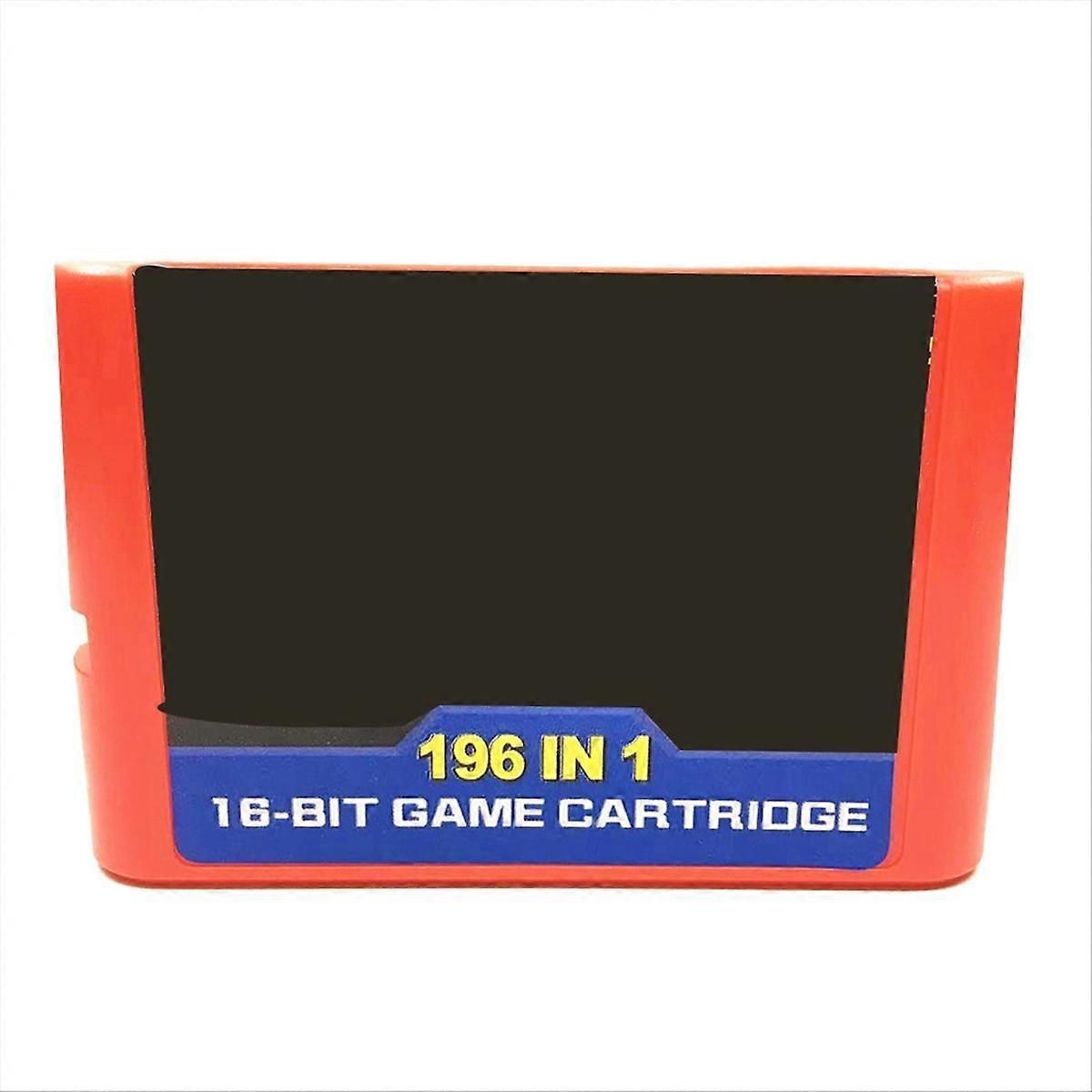 196-In-1 Games for 16Bit Game Card,Red