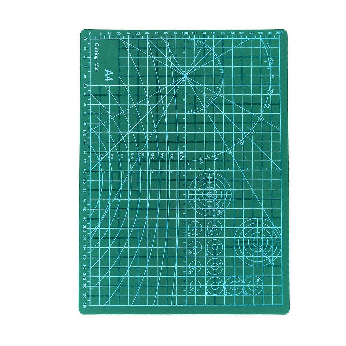 Self Cutting Mat for Sewing Quilting Crafts Projects Dark Green 20X30CM Rectangle Shape 1PC
