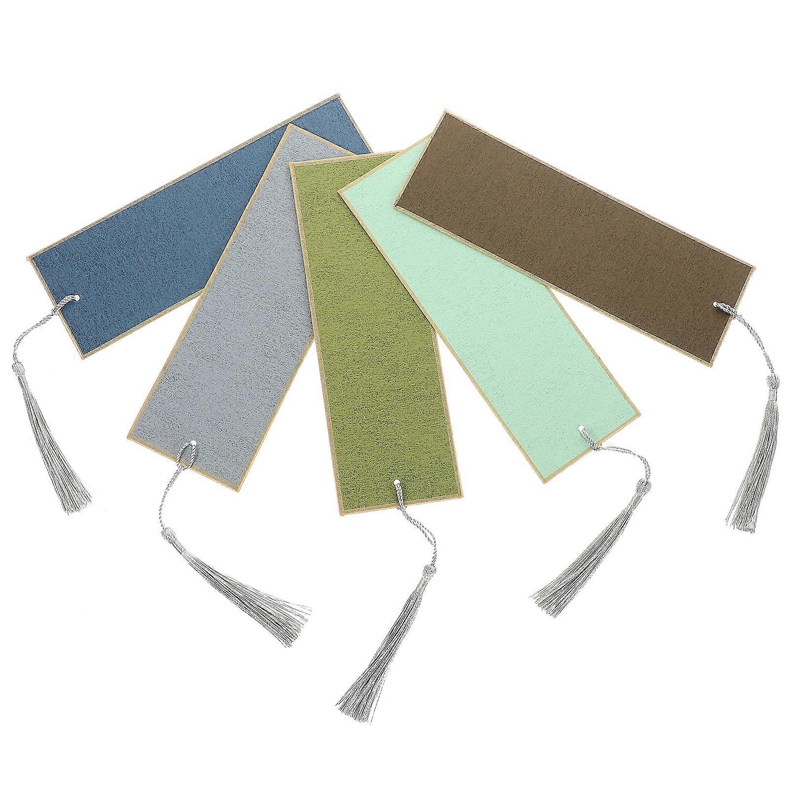 Paper Bookmarks Blank Bookmarks for Book Marking 20Pcs Assorted Color