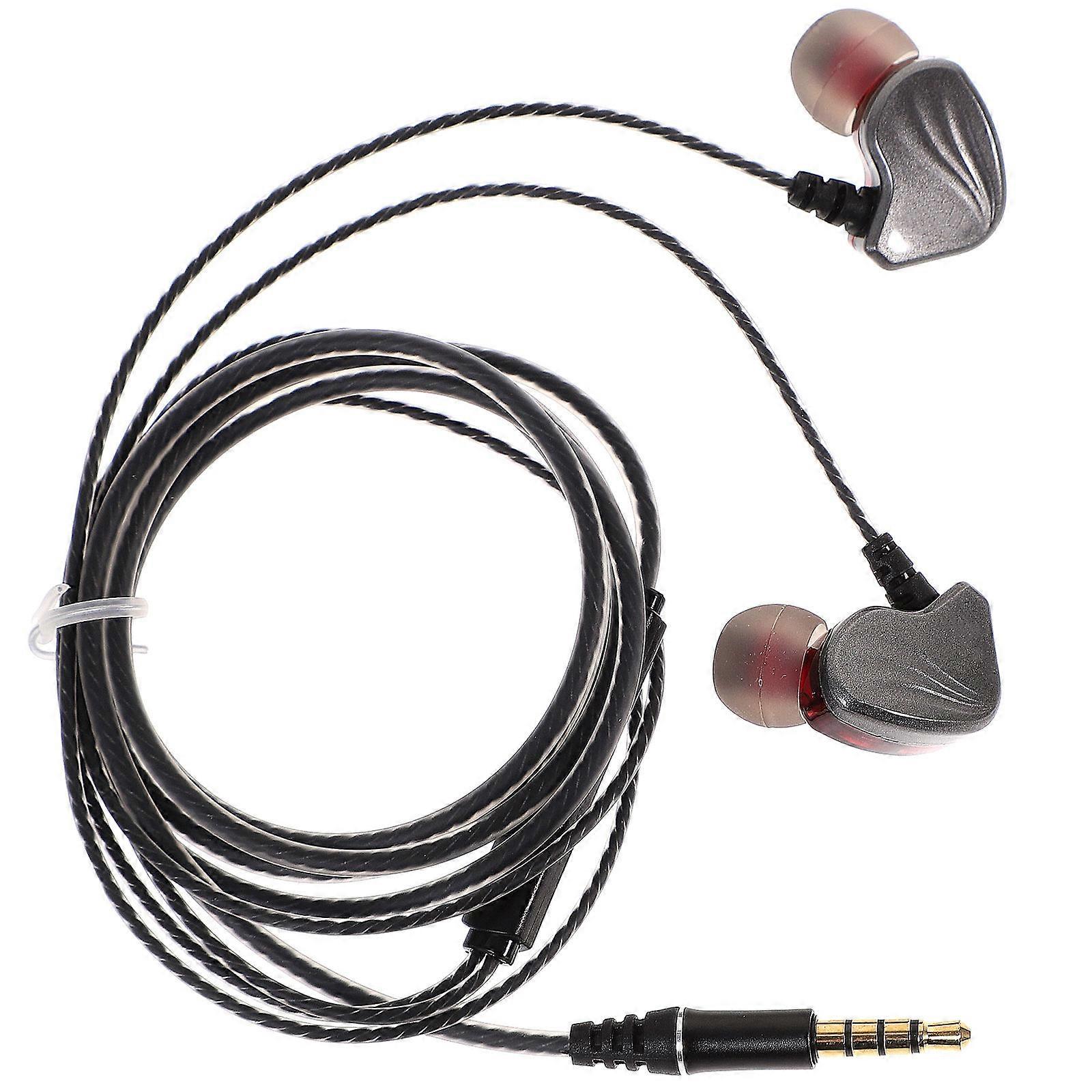Type-C Earphone in-Ear Wired Earphone for Hearing with Mic Grey