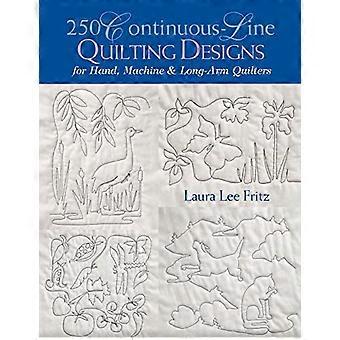 250 Kontinuierliche Stepp-Designs für Hand-, Maschinen- und Langarm-Quilter