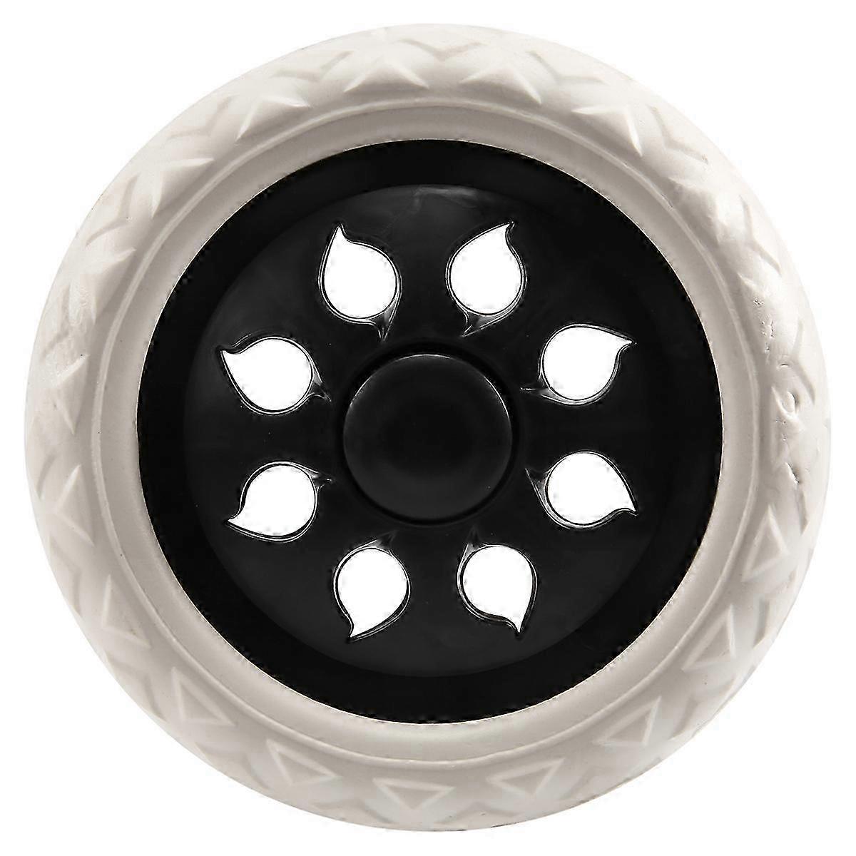 Black White Plastic Core Foam Cartwheel Casters