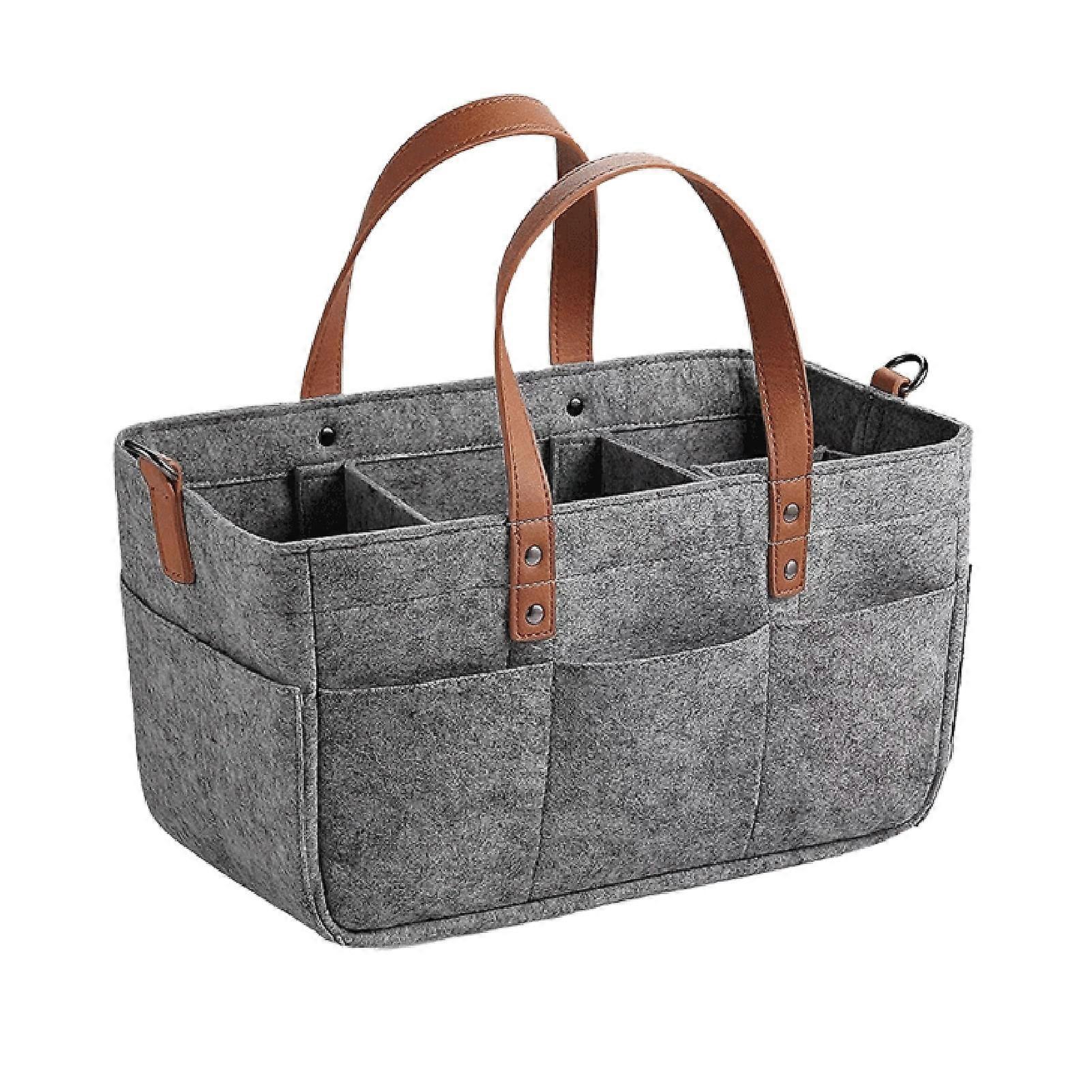 Diaper Bag Organizer Felt Material Adjustable Space Layout Functional Gear Organizer