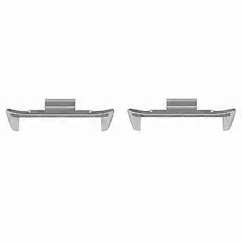Lemonda 1 Pair for Xiaomi Redmi Watch 4 Metal Watch Strap Connector 22mm Adapter Accessory - Silver