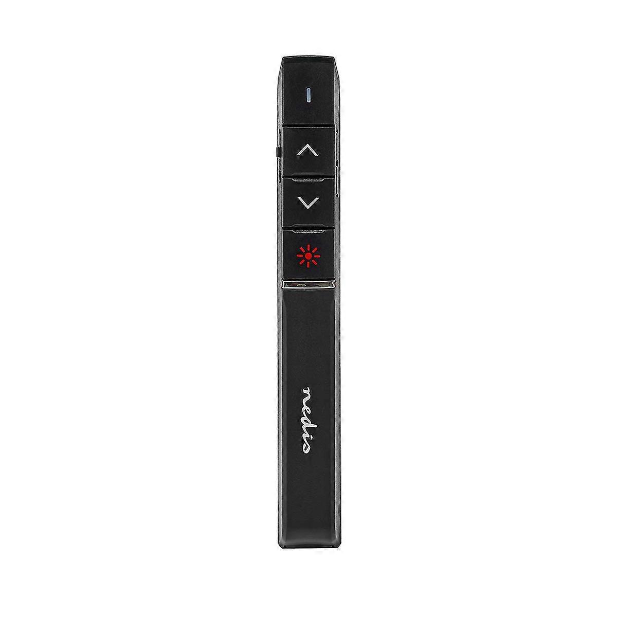 Wireless Laser Presenter (30 m) and Pointer (100 m) with USB Dongle, Black