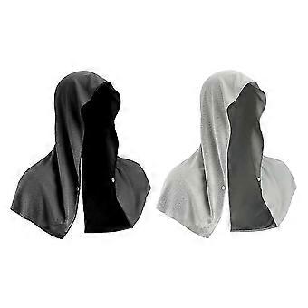 Conjunto de 2 Toalhas Refrescantes com Capuz para Pescoço e Rosto, Toalha Ideal para Camping, Academia, Ioga, Esportes e Atividades ao Ar Livre