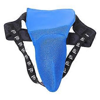 Protezione inguinale antiurto - Protezione inguinale per kickboxing, boxe, accessori per la protezione dell'allenamento di karate, blu