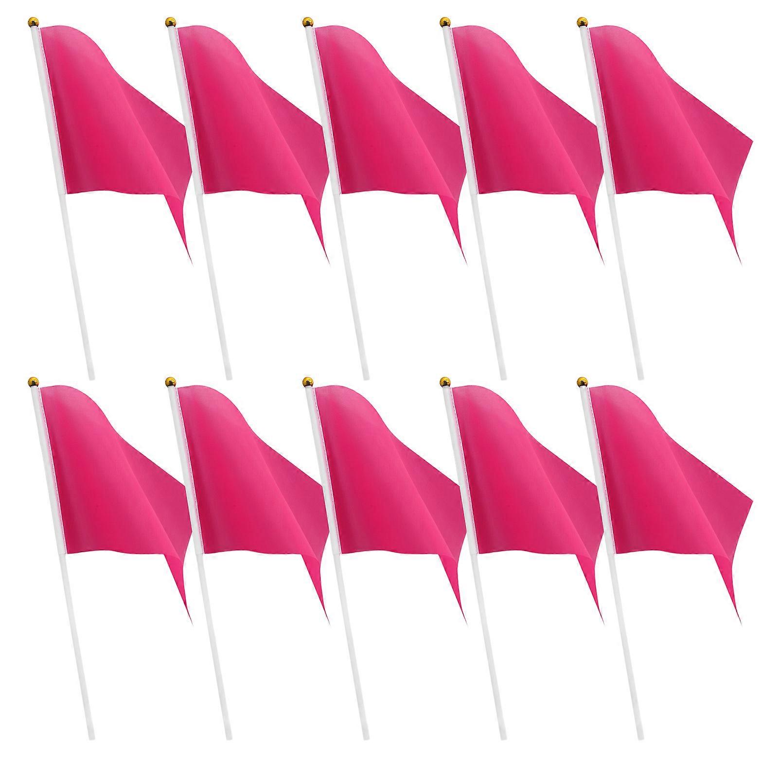 Hand-Hold Flag Small Handheld Flags Shaking Flags 100Pcs for Home Use