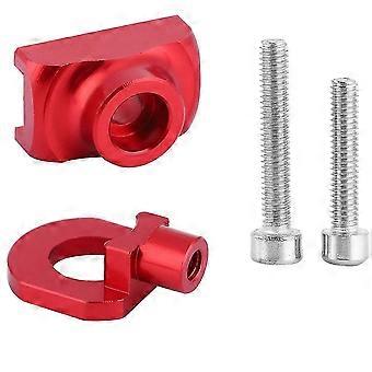 Tendeur de chane de vlo en alliage d'aluminium pour vlo pliant (rouge)