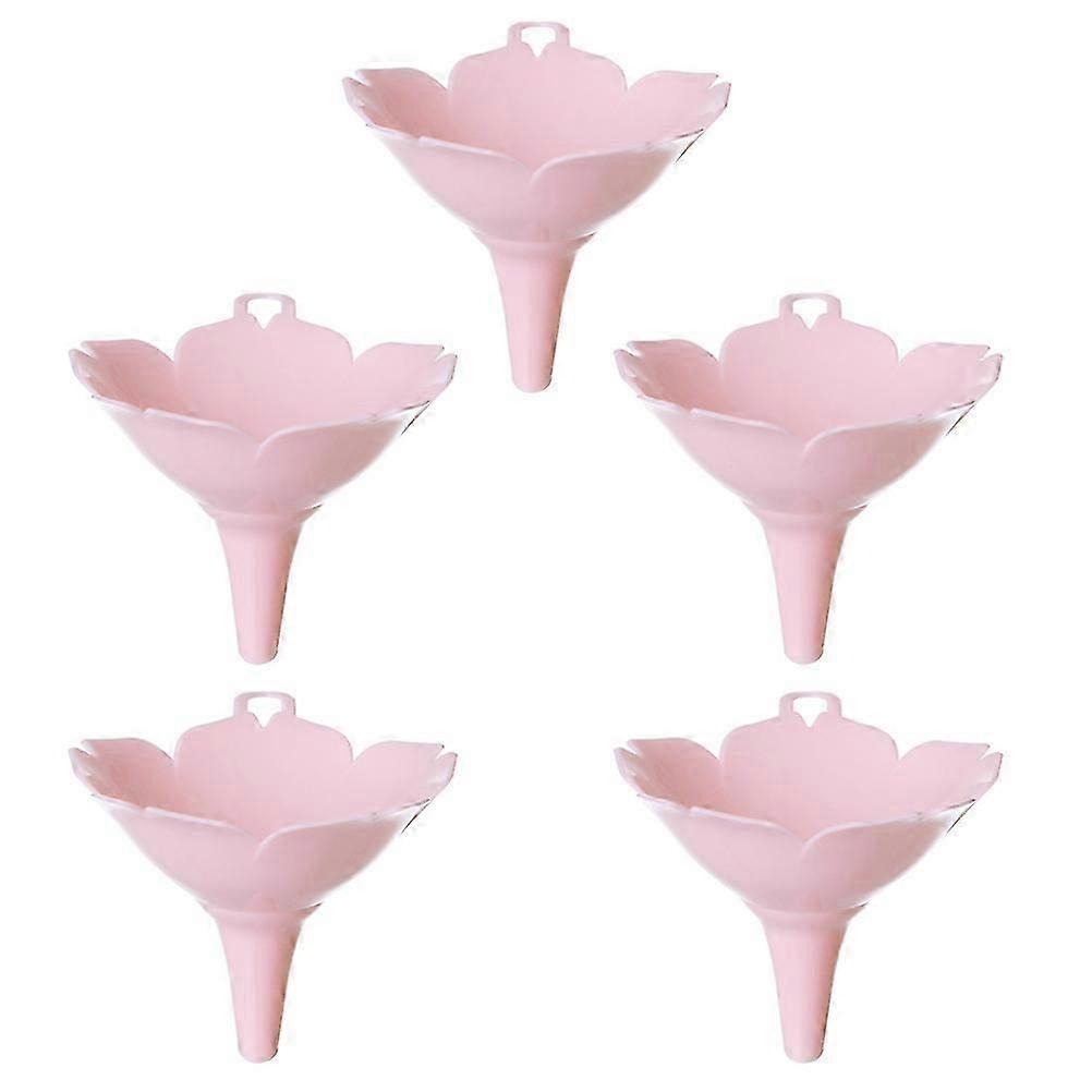 5Pcs Plastic Funnel Set, for Kitchen Oil Liquid Transfer