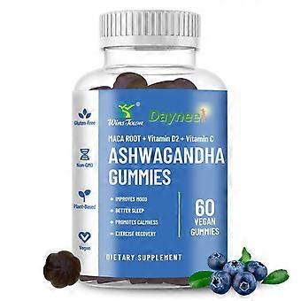 Ashwagandha Gummy Nutrition Gels & Chews 60 Counts - Blue
