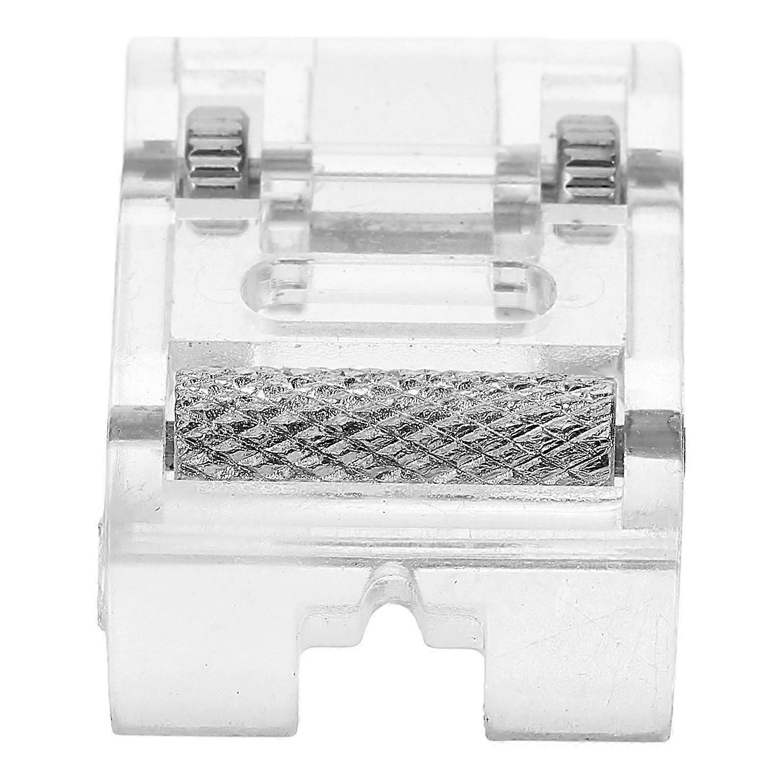 Roller Presser Foot Sewing Machine for Sewing Use 2Pcs Transparent Durable