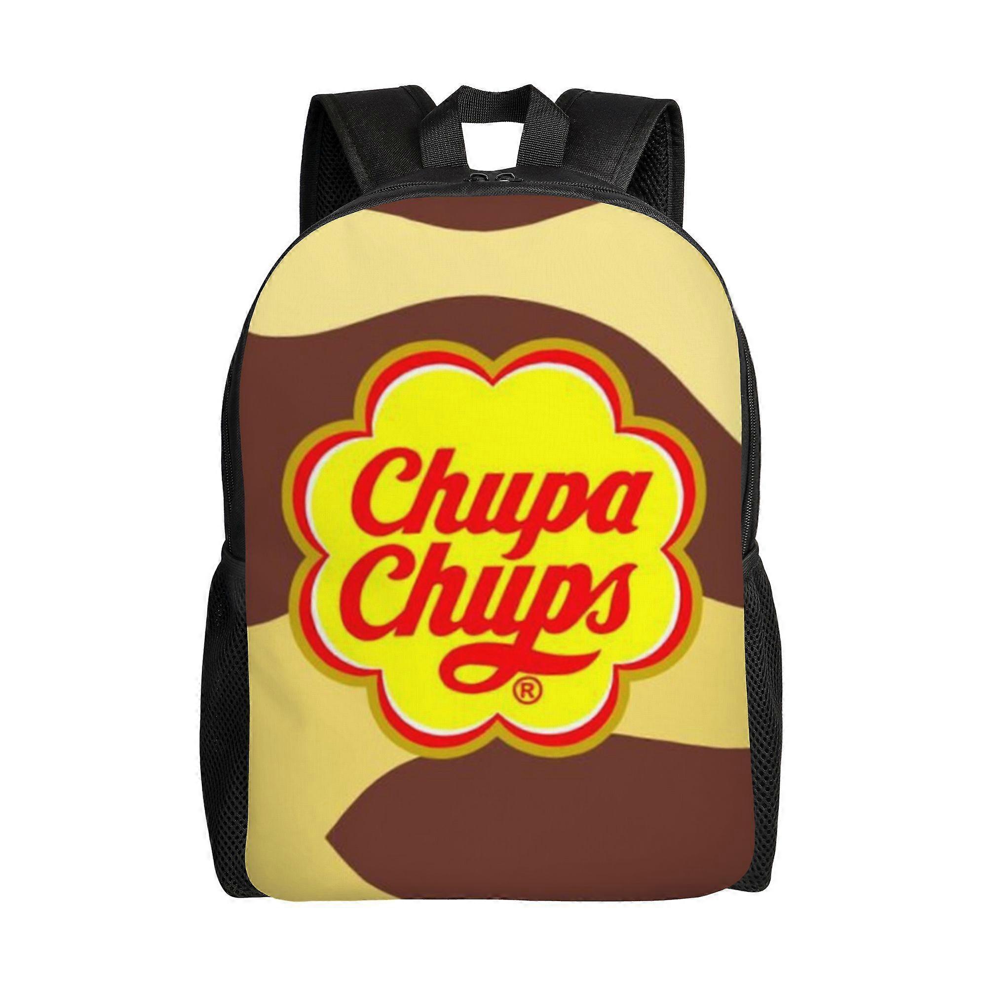 u474 1pc Back to School Season Chupa Chups Un Proyecto De Vibranding Domestika Knapsack Couple Versatile Travel Gift Large Capacity Bookbag, for Teena