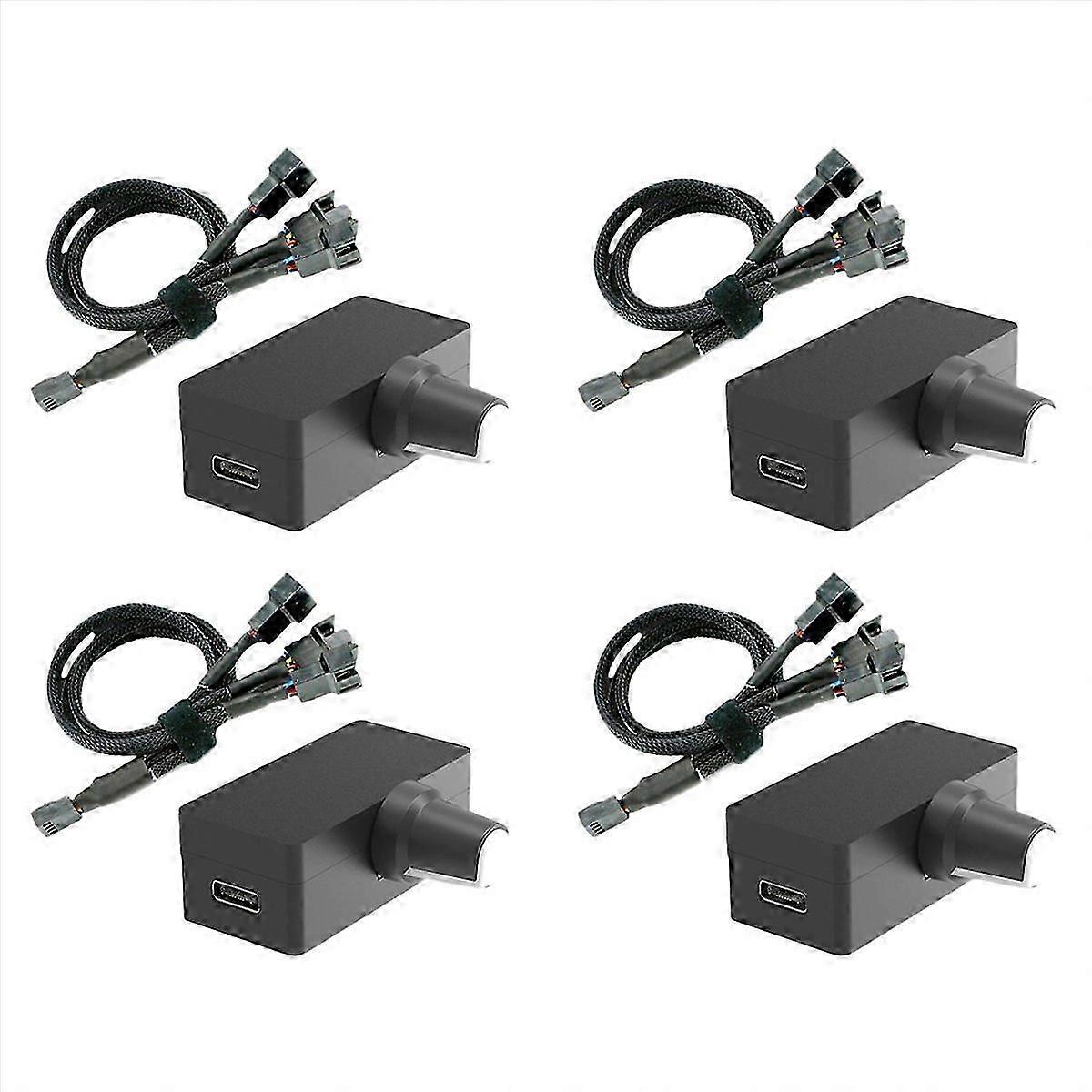 4 X Quick Release Push Hood Latch Button Car Pin Bonnet Lock Silver