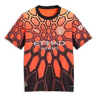2026-2027 Man City Goalkeeper Shirt (Orange) - Kids