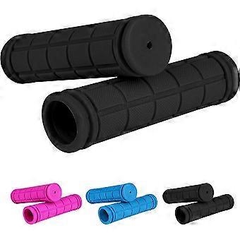 Bike Handlebar Grips, Solid Color Children's Bike Handlebars,Soft Non-Slip Bicycle Handle Grip, Rubber Handle Cover Universal Kids Bike Grips for Boys