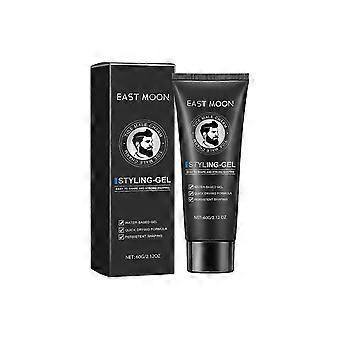 East Moon Men's Modeling Gel Men's Pomade Shaping Broken Hair Care Moisturizing Modeling Hair Gel