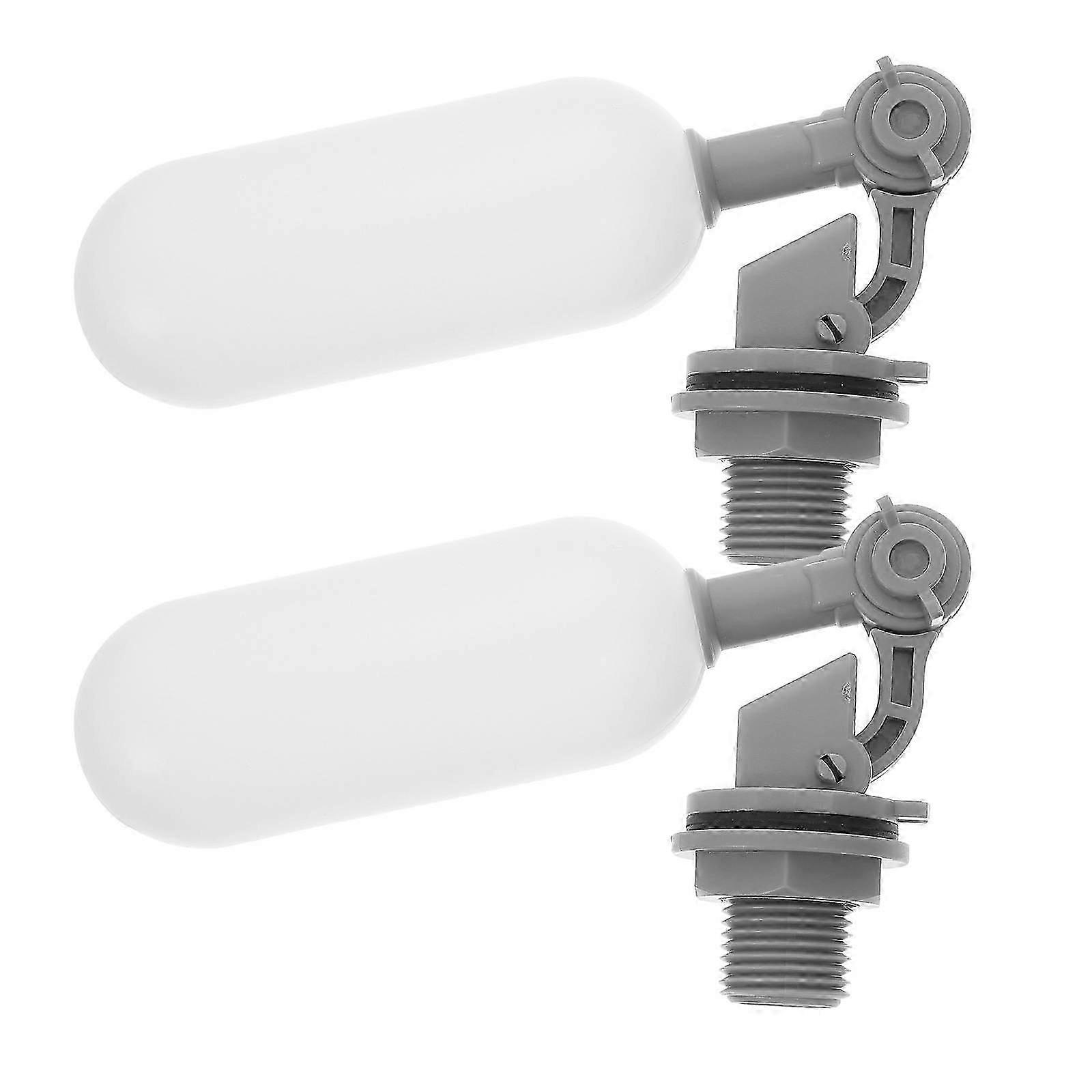 Automatic Water Level Control Float Valve, Plastic Adjustable Flow Valve, Leakproof, Stable Flow, for Aquarium Pool Tank, 2 Pcs
