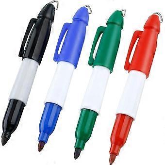 6 Pack Golf Ball Line Drawing Marker Golf Ball Liner Zestaw narzędzi do znakowania piłek golfowych - 2 szablony do znakowania piłek golfowych i 4 kolorowe markery