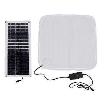 Almohadilla térmica solar de 12 V 50 W adecuada para el invierno: almohadilla cálida para los pies, manta térmica para mascotas, calefacción solar eléctrica B