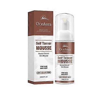 Selbstbräunungsmousse, 60 ml Bräunungsschaum für Gesicht und Körper