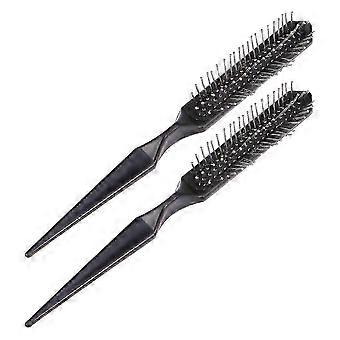 Wig Brush Set 2PCS with Pointed Tail, Airbag Brush for Hair Extensions and Wigs