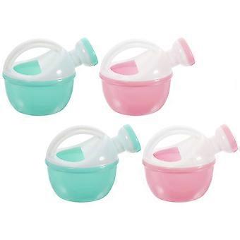 Kids Plastic Watering Cans Small Watering Cans for Bathing 4Pcs