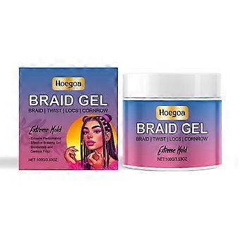 Hair Braiding & Styling Gel  Nourishing, Moisturizing, Anti-Frizz Gel for Stronger, Shiny Hair