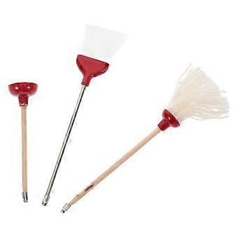 Dollhouse Cleaning Accessories Kit with Mop Broom and Toilet Plunger 4Sets
