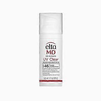 EltaMD UV Clear Face zonnebrandcrème SPF 46, olievrije zonnebrandcrème met zinkoxide