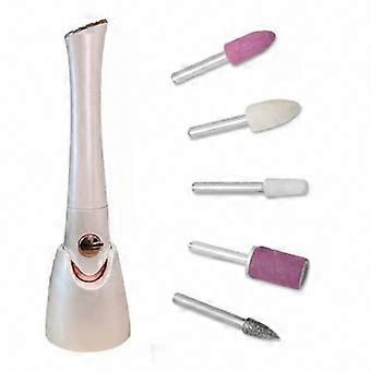 Dead Skin Removal & Nail Shaping, 5-in-1 Electric Manicure Set Multi-functional Nail Art with Powerful Motor