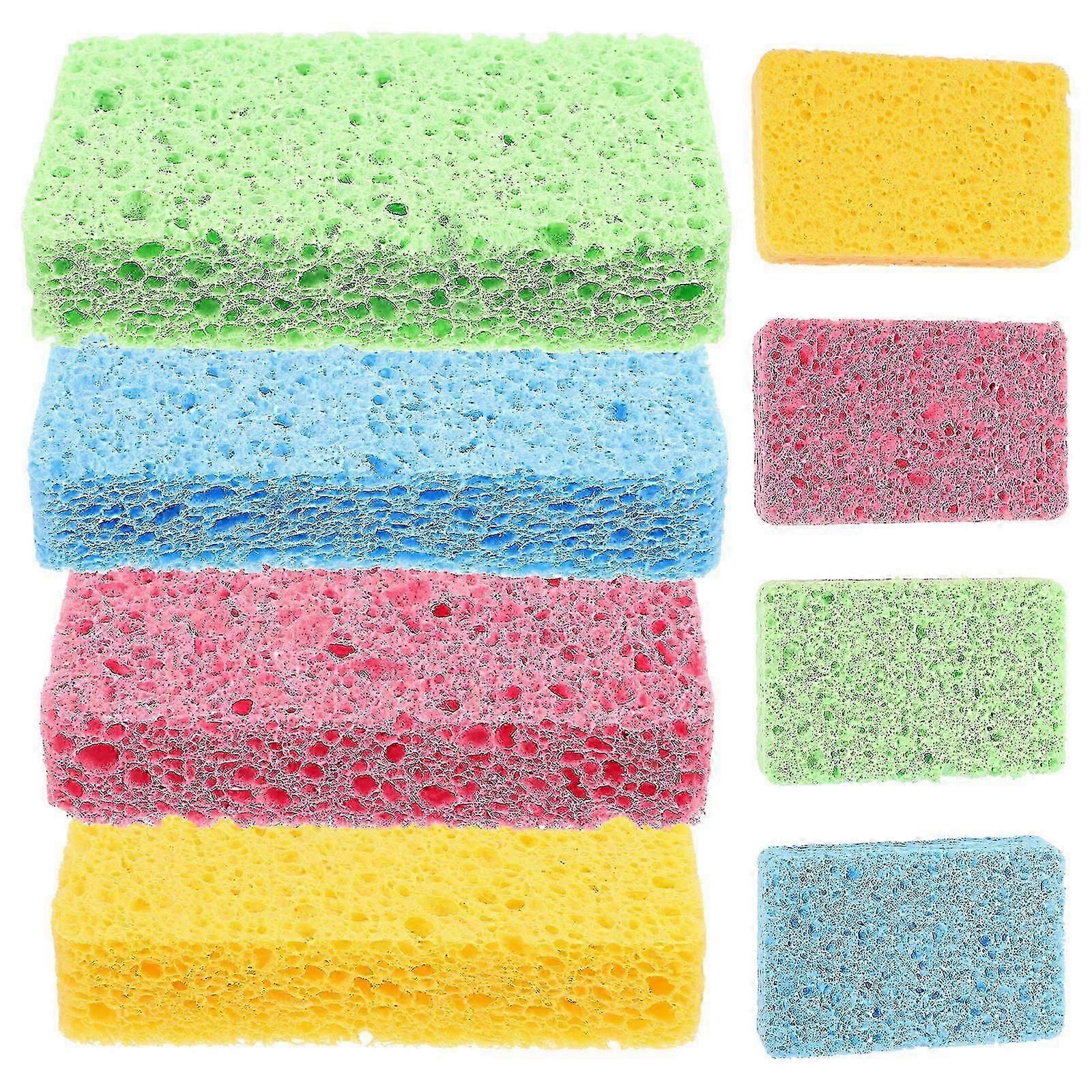 Reusable Cleaning Sponge 8Pcs Dish Sponge Scrubber for Pot Cleaning