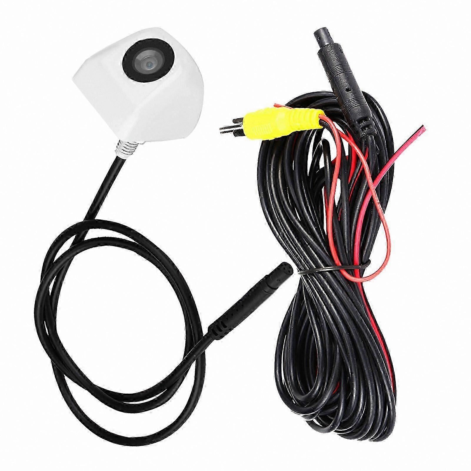 CCD Car Rear View Camera, Waterproof, Backup Parking Camera, White