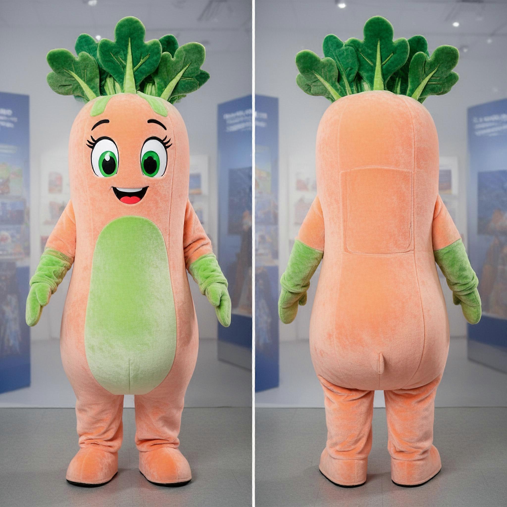 MASTICOT Peach Tawny Rounded Celery Mascot